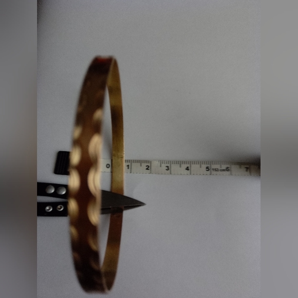 10 k gold Vintage Antique Bangle 3" diametre - Picture 6 of 9